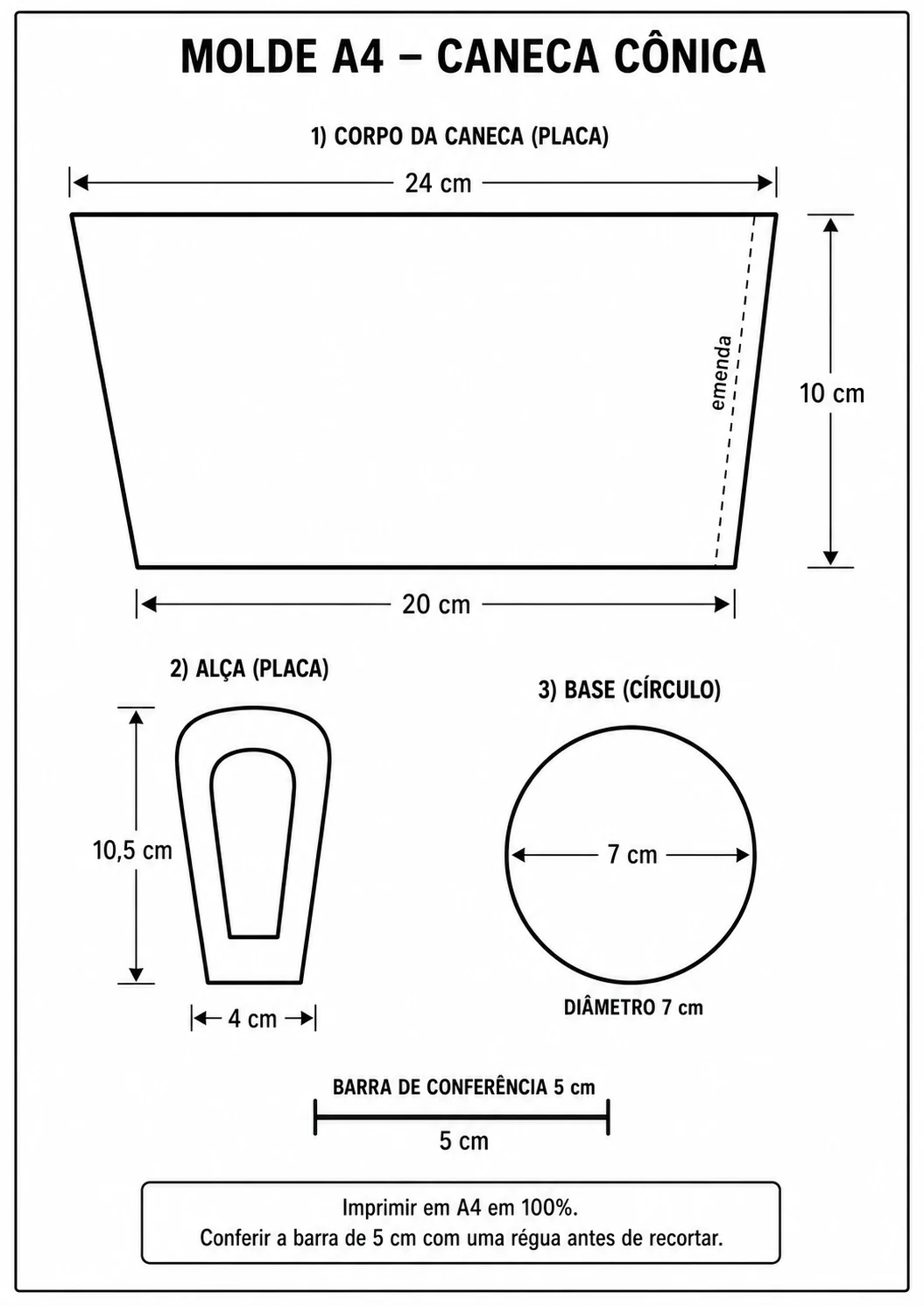 Molde 2D para peça cerâmica — prancha 5